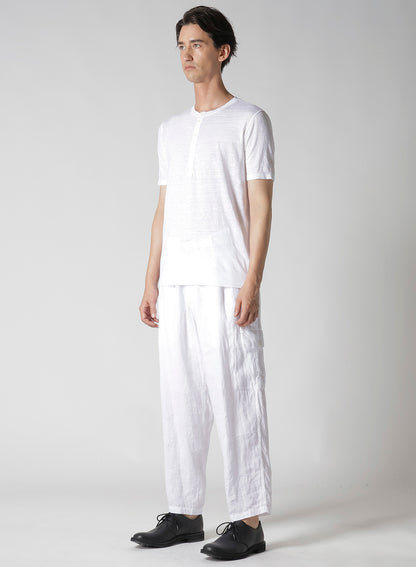 Y's for men x 120% LINO HENLEY SHORT SLEEVE T