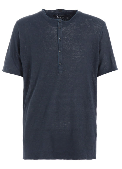 Y's for men x 120% LINO HENLEY SHORT SLEEVE T
