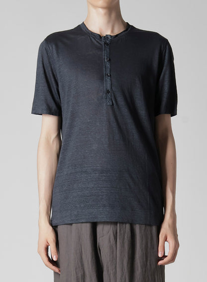 Y's for men x 120% LINO HENLEY SHORT SLEEVE T