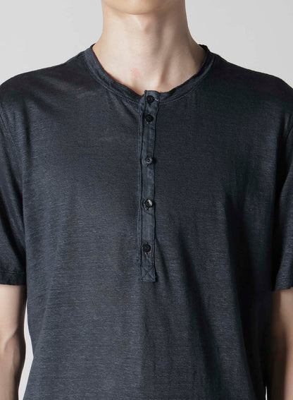 Y's for men x 120% LINO HENLEY SHORT SLEEVE T