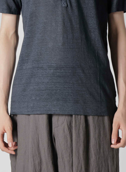 Y's for men x 120% LINO HENLEY SHORT SLEEVE T