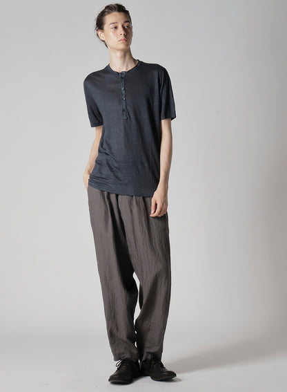 Y's for men x 120% LINO HENLEY SHORT SLEEVE T