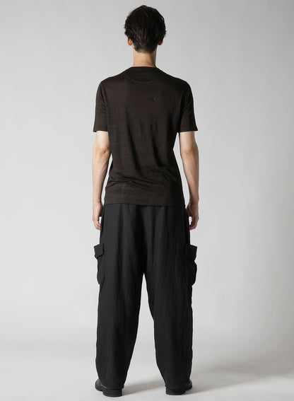 Y's for men x 120% LINO HENLEY SHORT SLEEVE T