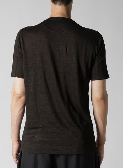 Y's for men x 120% LINO HENLEY SHORT SLEEVE T