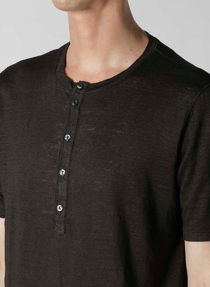 Y's for men x 120% LINO HENLEY SHORT SLEEVE T