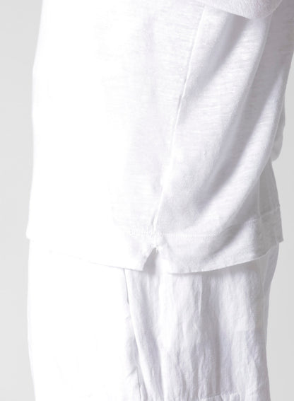 Y's for men x 120% LINO HENLEY HOODIE LONG SLEEVE T