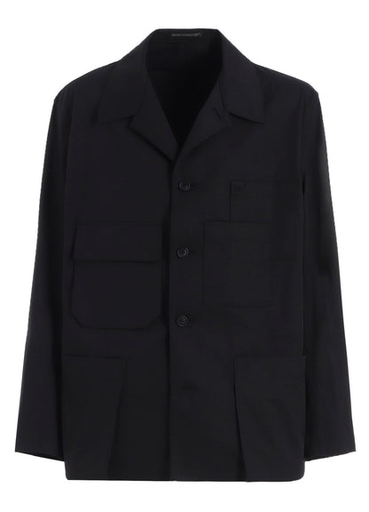 T/C TWILL LAYERED POCKET BLOUSON