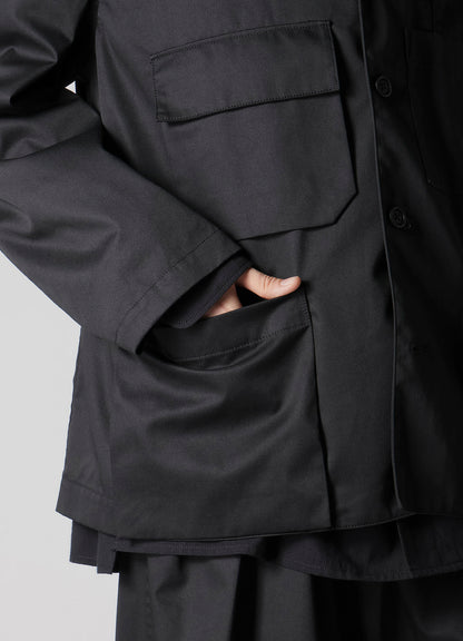 T/C TWILL LAYERED POCKET BLOUSON