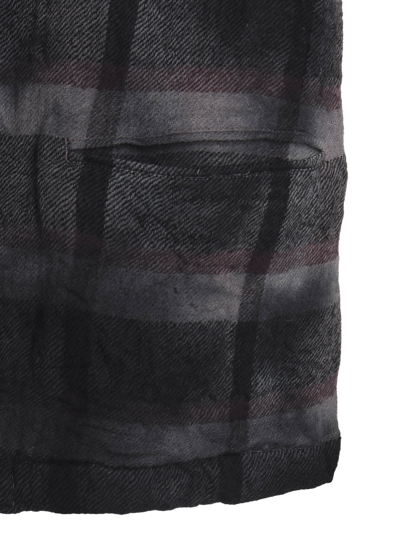 UNEVENLY DYED JACKET WITH EPAULETTE