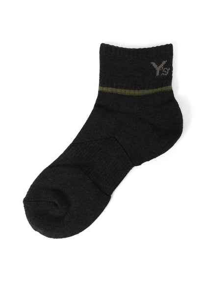 COTTON ACRYLIC PLAIN STITCH ANKLE PILE SOCKS
