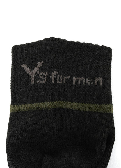 COTTON ACRYLIC PLAIN STITCH ANKLE PILE SOCKS