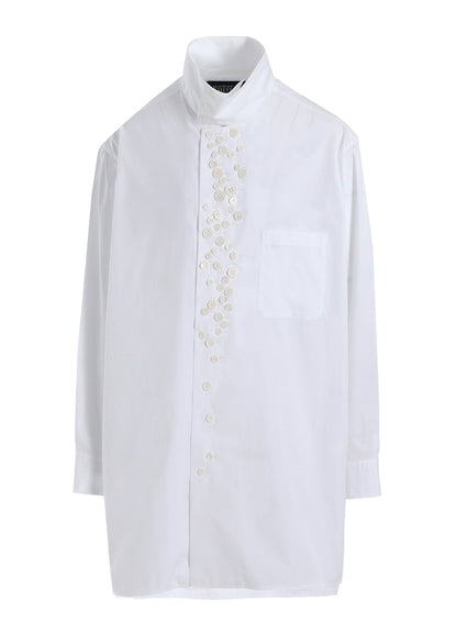 P・100/2 BROAD LONG SLV MANY BUTTONS SHIRT
