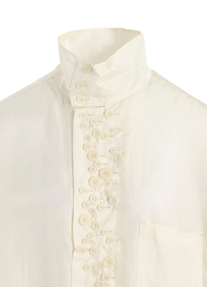 P・CUPRO LONG SLV MANY BUTTONS SHIRT