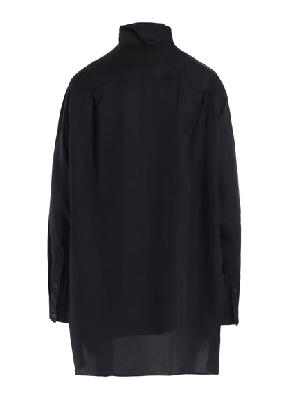 P・CUPRO LONG SLV MANY BUTTONS SHIRT