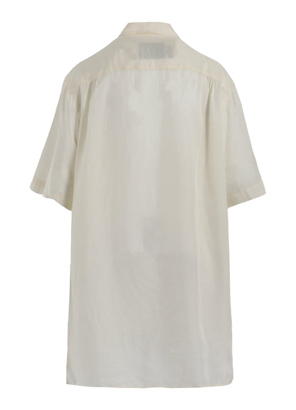 P・100/2 BROAD SHORT SLV MANY BUTTONS SHIRT