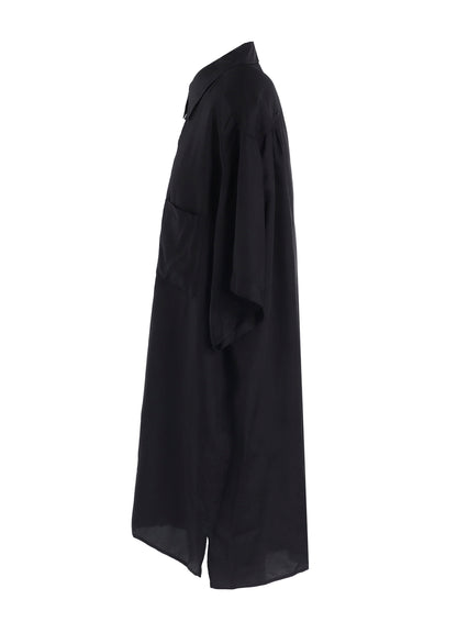 P・100/2 BROAD SHORT SLV MANY BUTTONS SHIRT