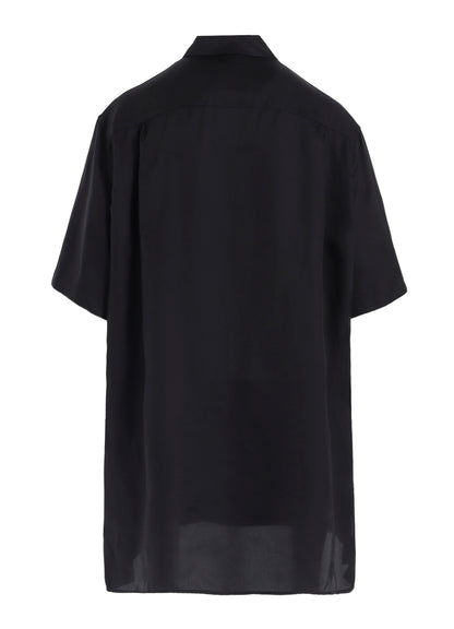 P・100/2 BROAD SHORT SLV MANY BUTTONS SHIRT