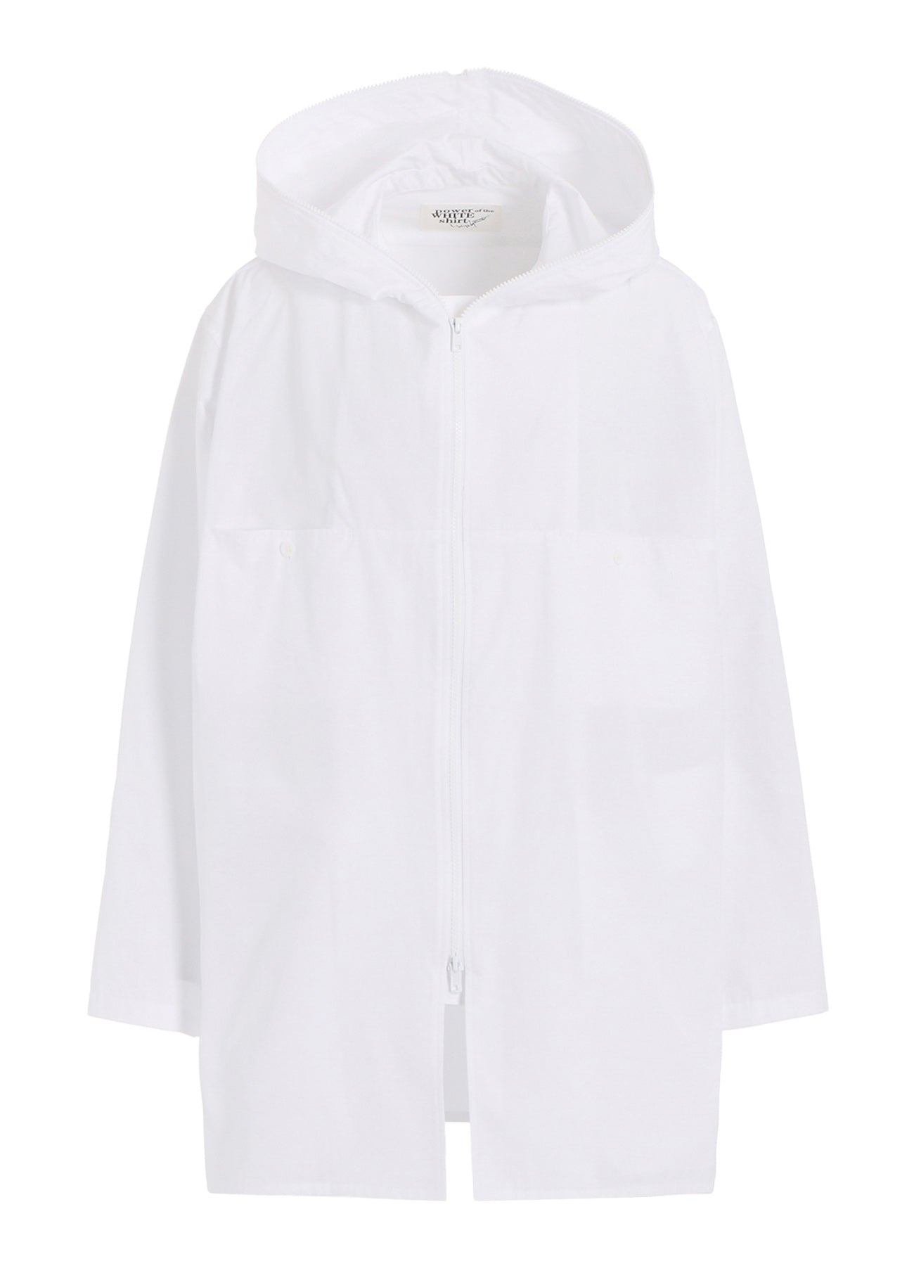 P・100/2 BROAD ZIP UP HOODIE SHIRT