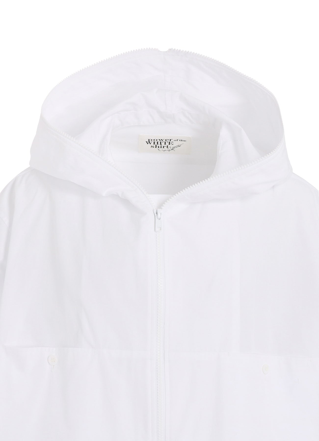 P・100/2 BROAD ZIP UP HOODIE SHIRT