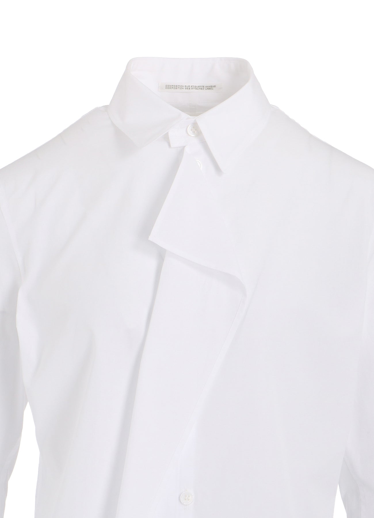 P・100/2 BROAD RUFFLE DETAIL SHIRT