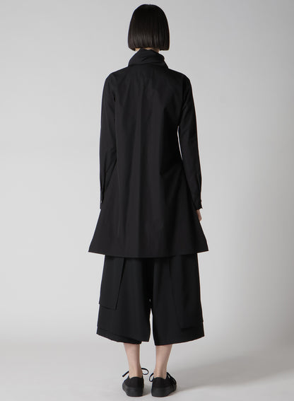 P・100/2 BROAD STOLE DETAIL SHIRT