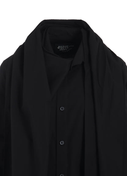 P・100/2 BROAD STOLE DETAIL SHIRT