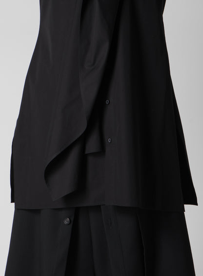 P・100/2 BROAD STOLE DETAIL SHIRT