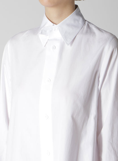 P・100/2 BROAD FLARE LONG DRESS SHIRT