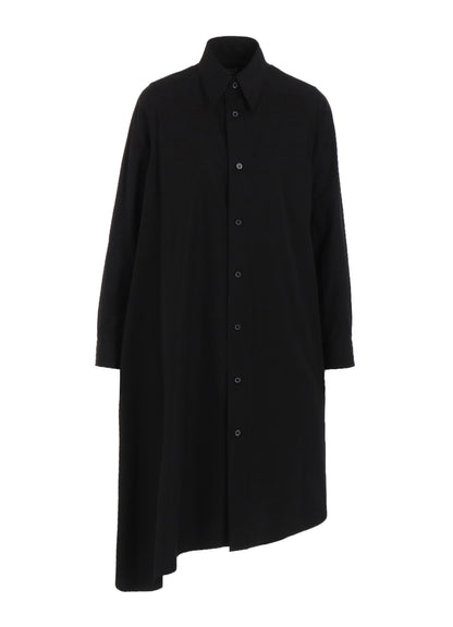 P・100/2 BROAD FLARE LONG DRESS SHIRT