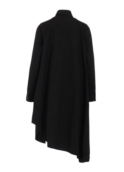 P・100/2 BROAD FLARE LONG DRESS SHIRT