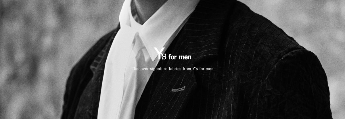 Scopri i tessuti distintivi di Y's for men.