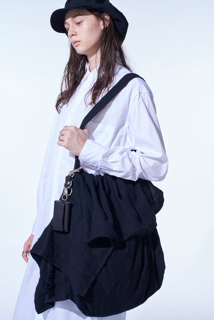 FULLING FINISHED SHADOW CHECK SHOULDER BAG