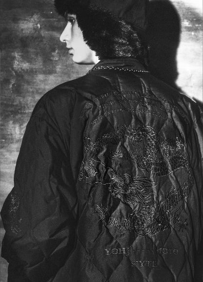 【S'YTE X TAION】SOUVENIR EMBROIDERED QUILTED DOWN CHINA JACKET