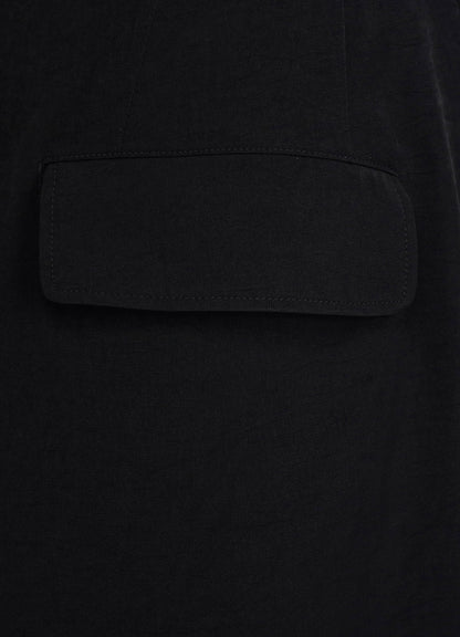 CREPE de CHINE BUTTON-SLIT PANTS