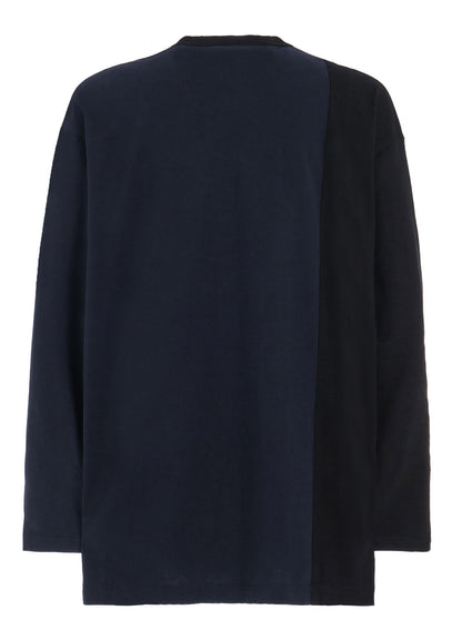 BICOLOR LAYERED LONG-SLEEVE T-SHIRT