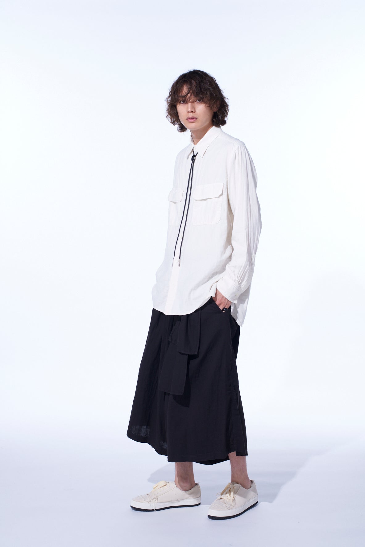 Double Gauze Dual-Pocket Utility Shirt