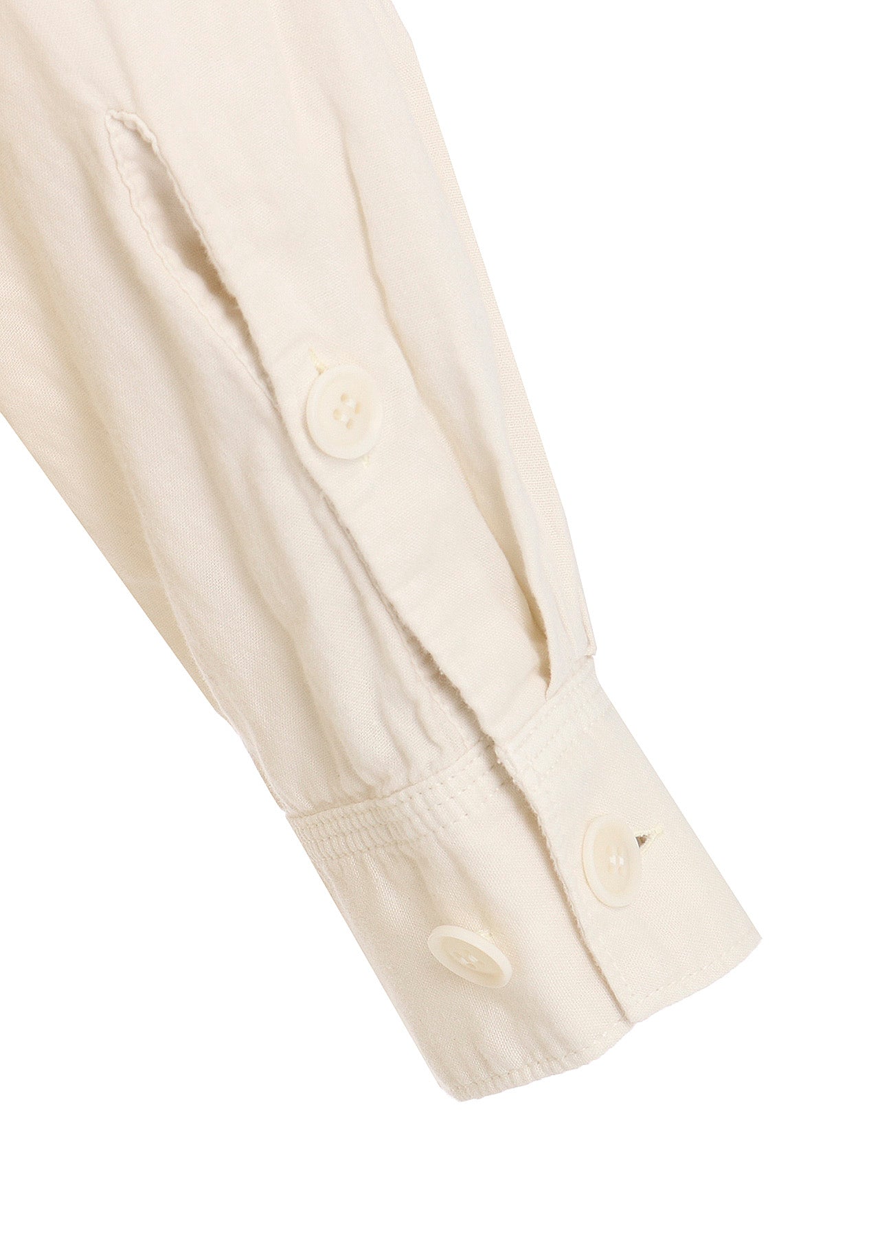 Double Gauze Band Collar Stole Shirt