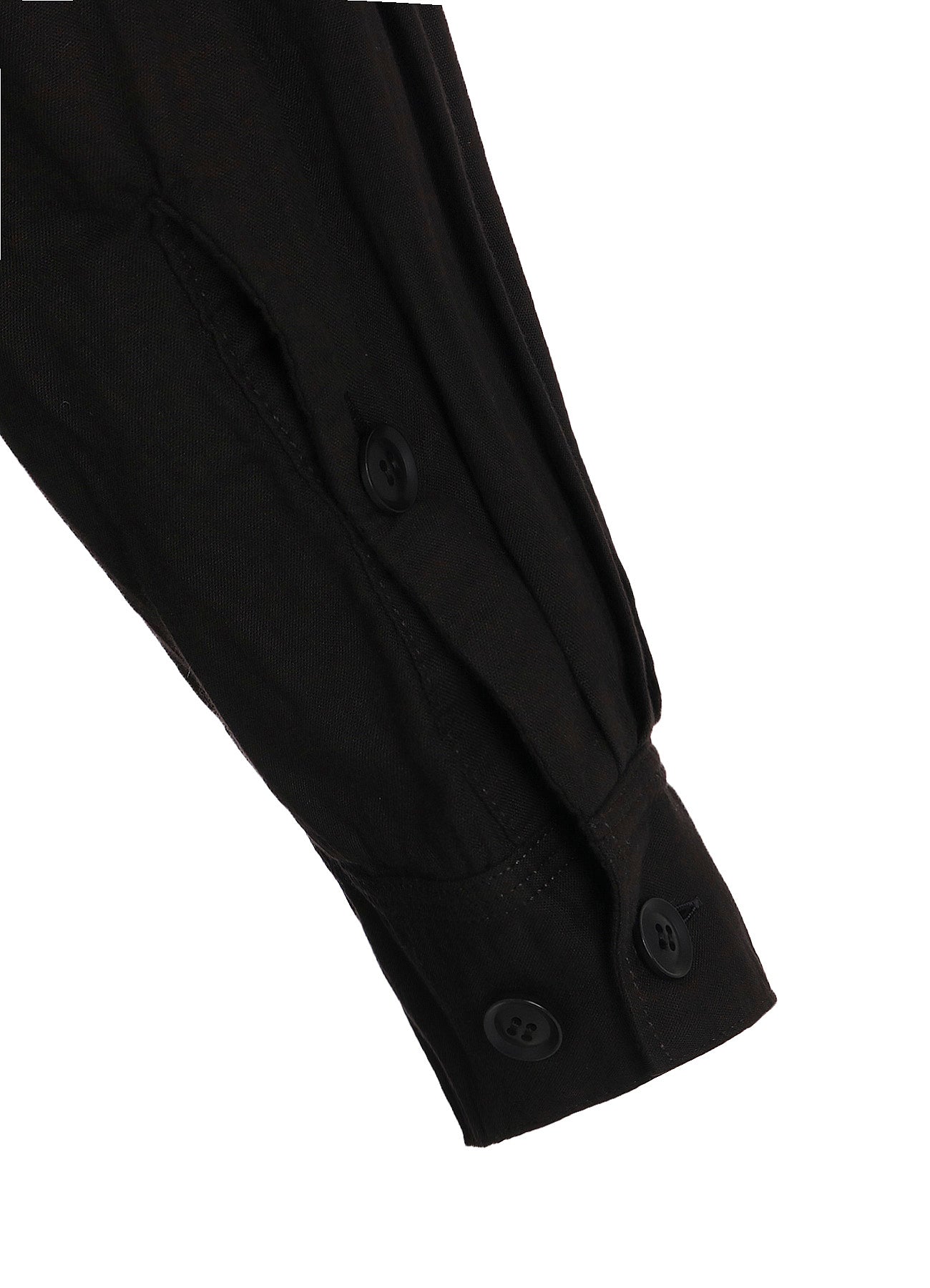 Double Gauze Band Collar Stole Shirt