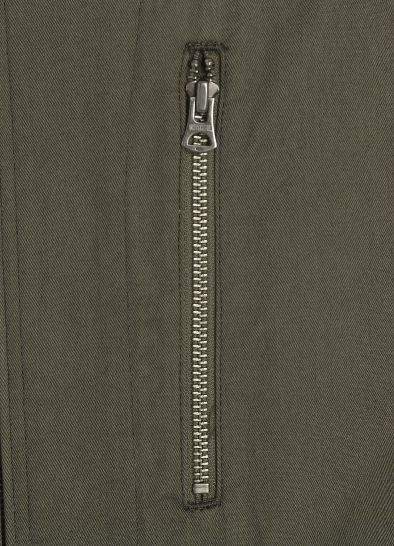 COTTON TWILL 6-POCKET ZIP-UP JUMPSUIT
