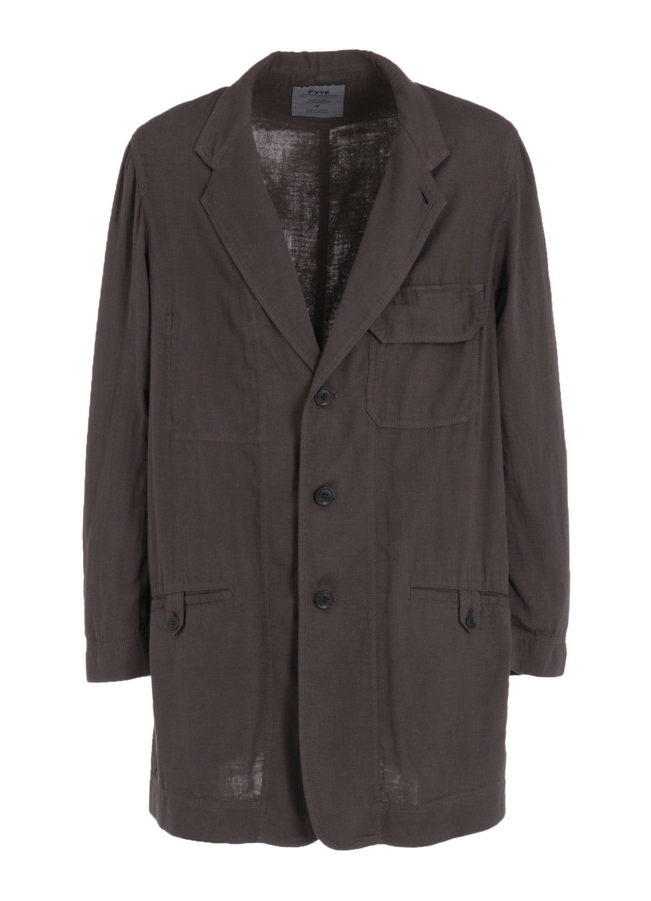 Double Gauze Long Work Jacket