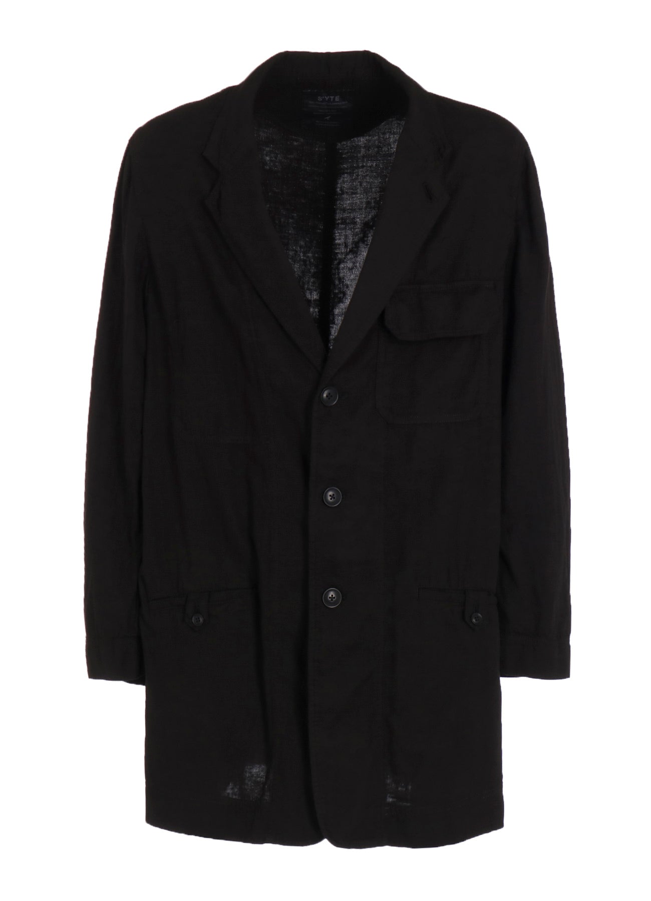 Double Gauze Long Work Jacket