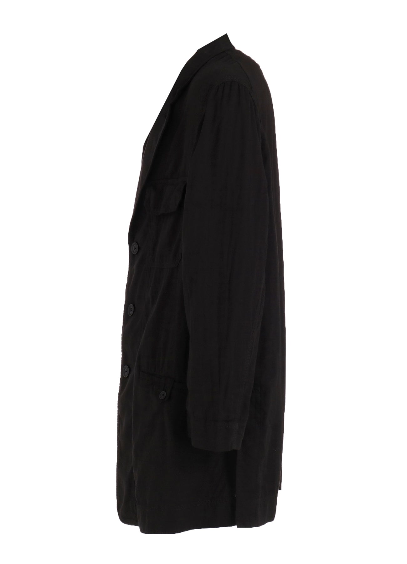 Double Gauze Long Work Jacket