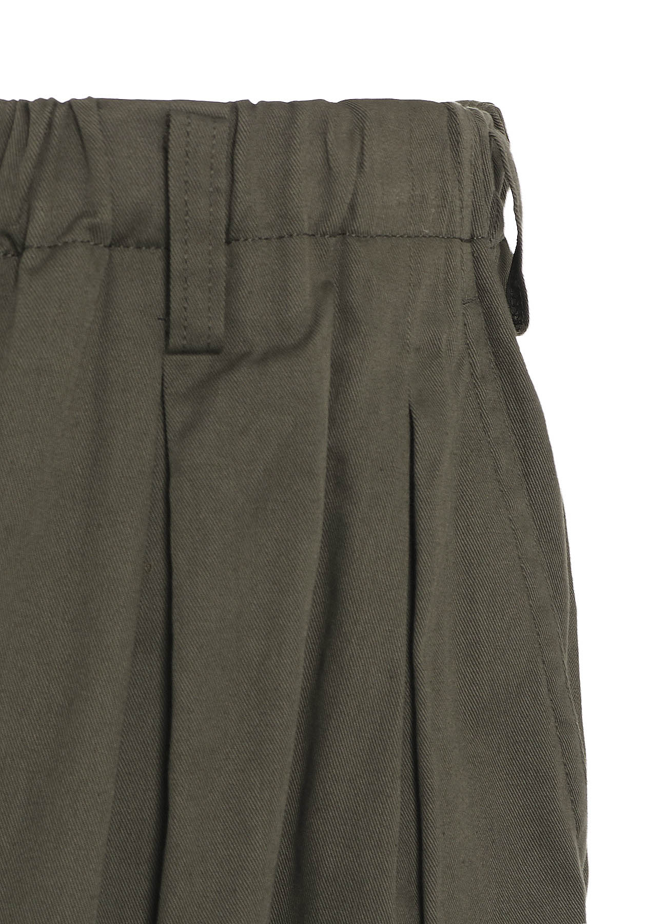 COTTON TWILL CARGO CULOTTE PANTS