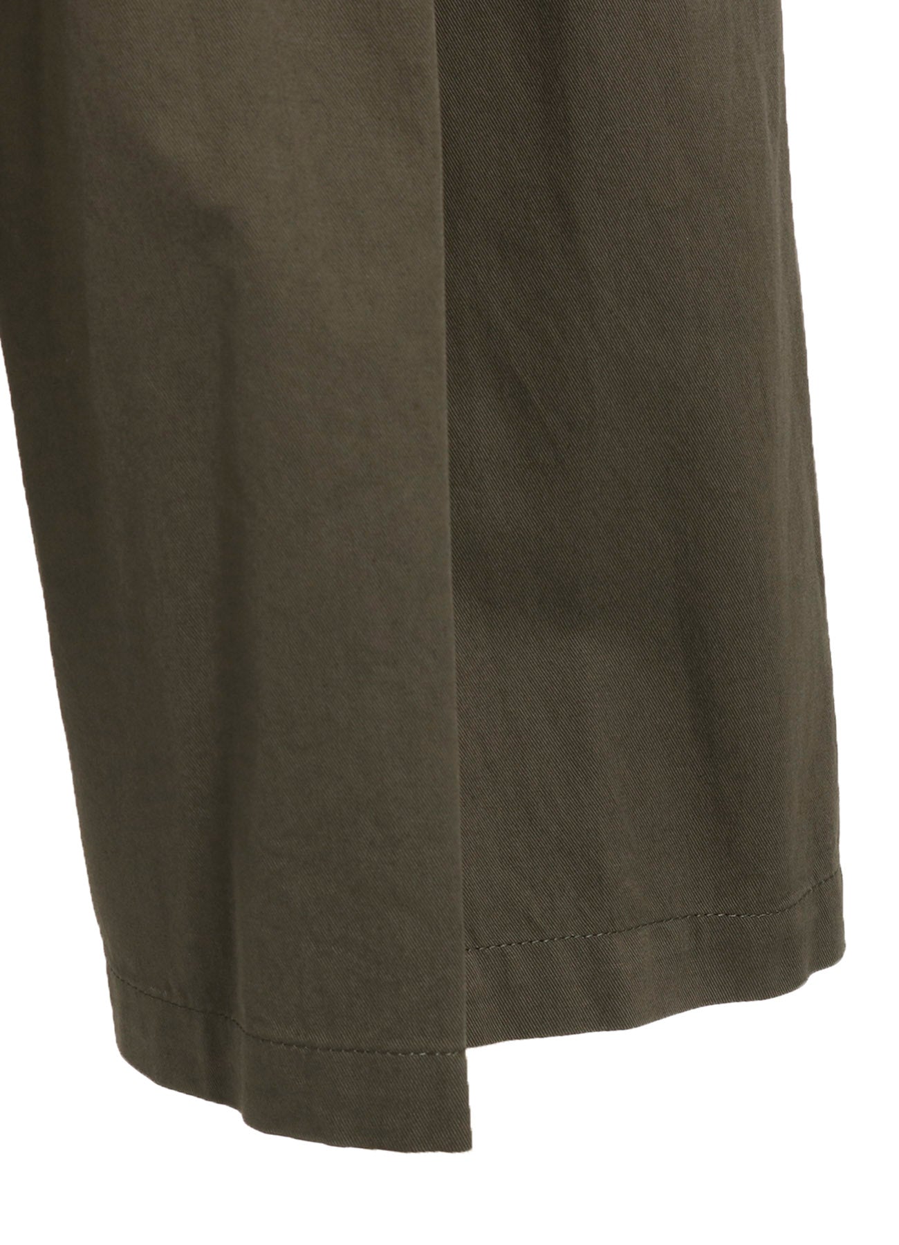 COTTON TWILL CARGO CULOTTE PANTS