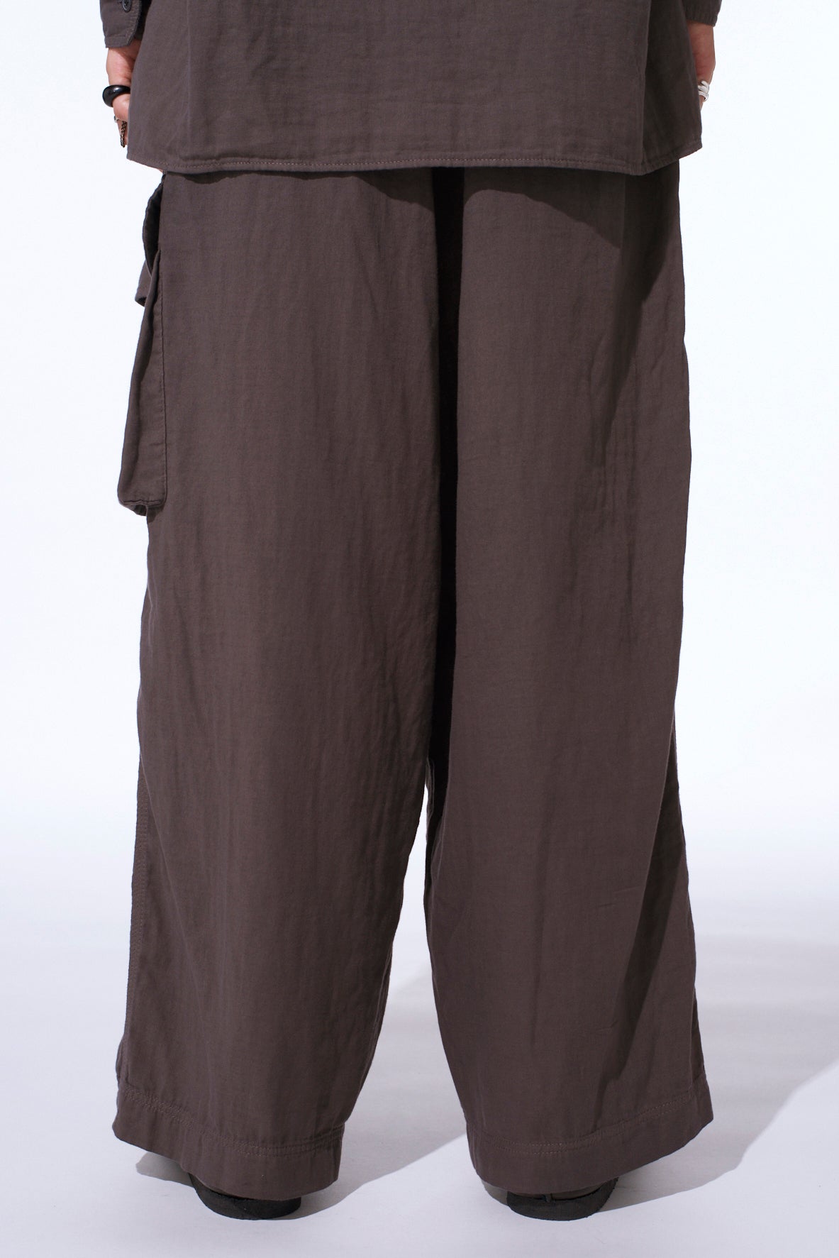 Double Gauze Single Cargo Pocket Pants