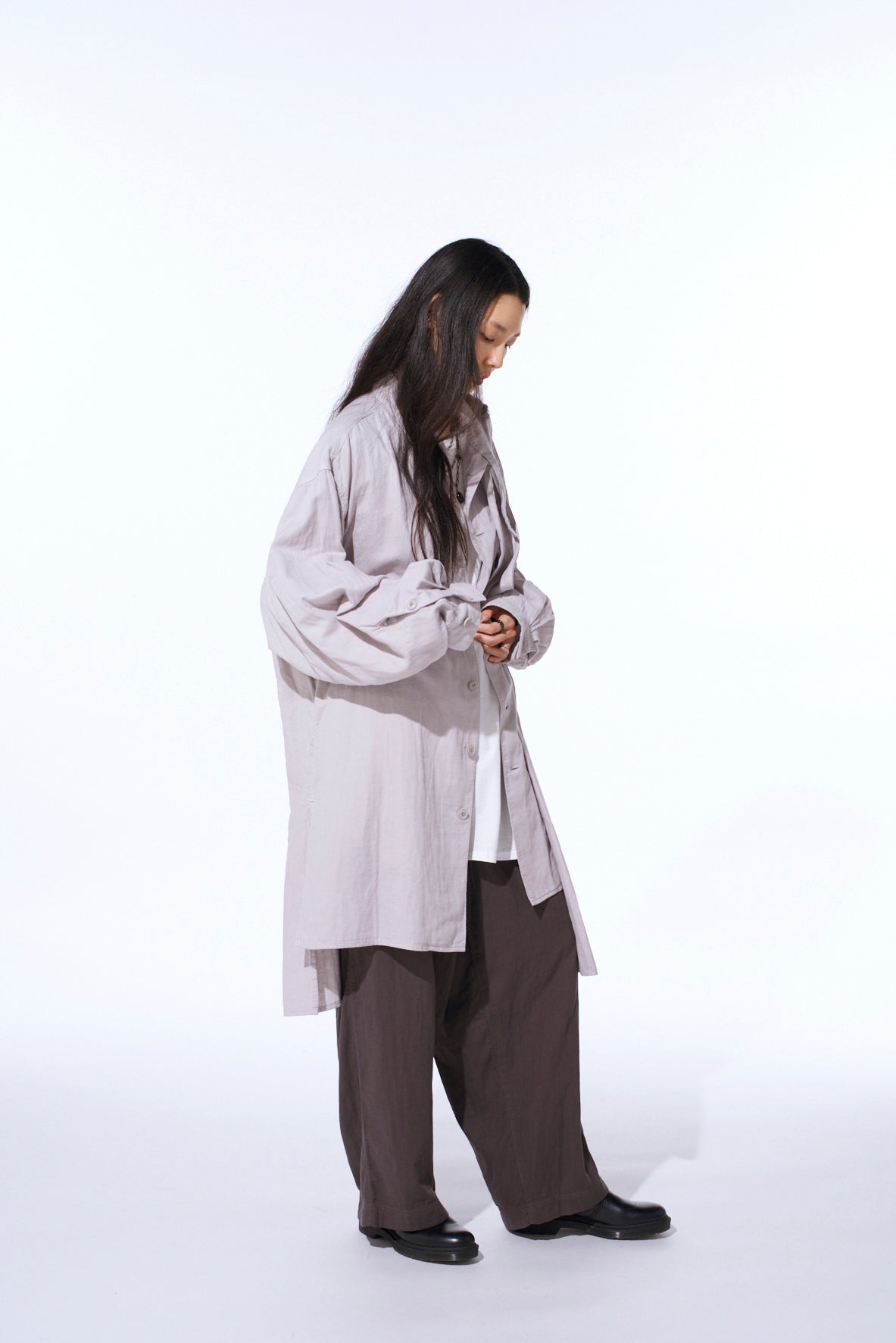Double Gauze Single Cargo Pocket Pants