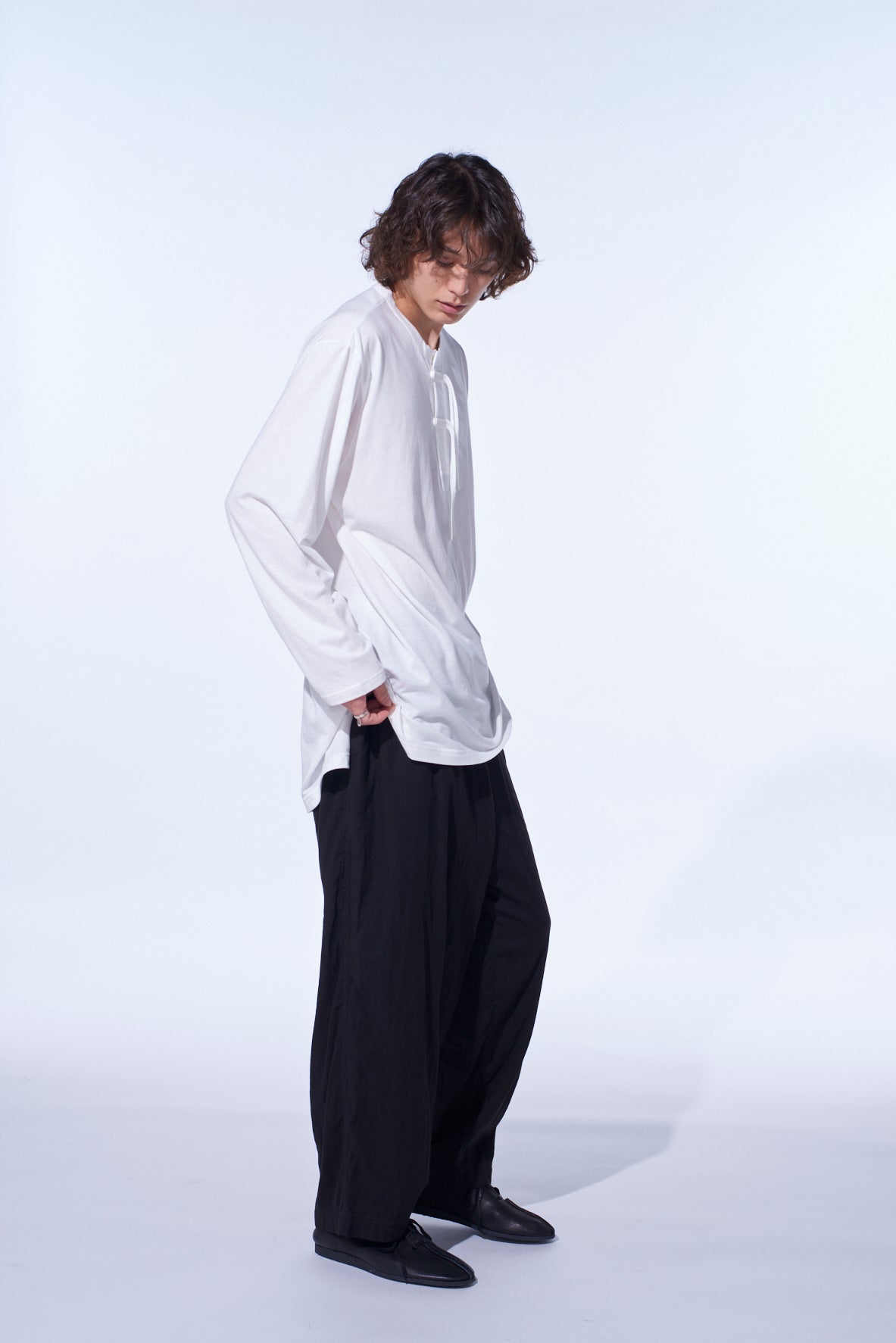 Double Gauze Single Cargo Pocket Pants