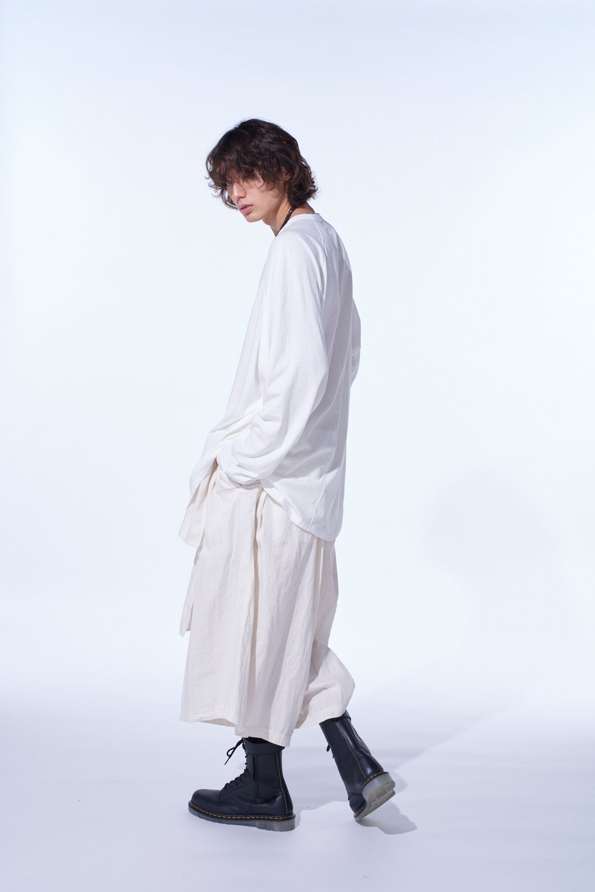 Double Gauze Culotte Pants
