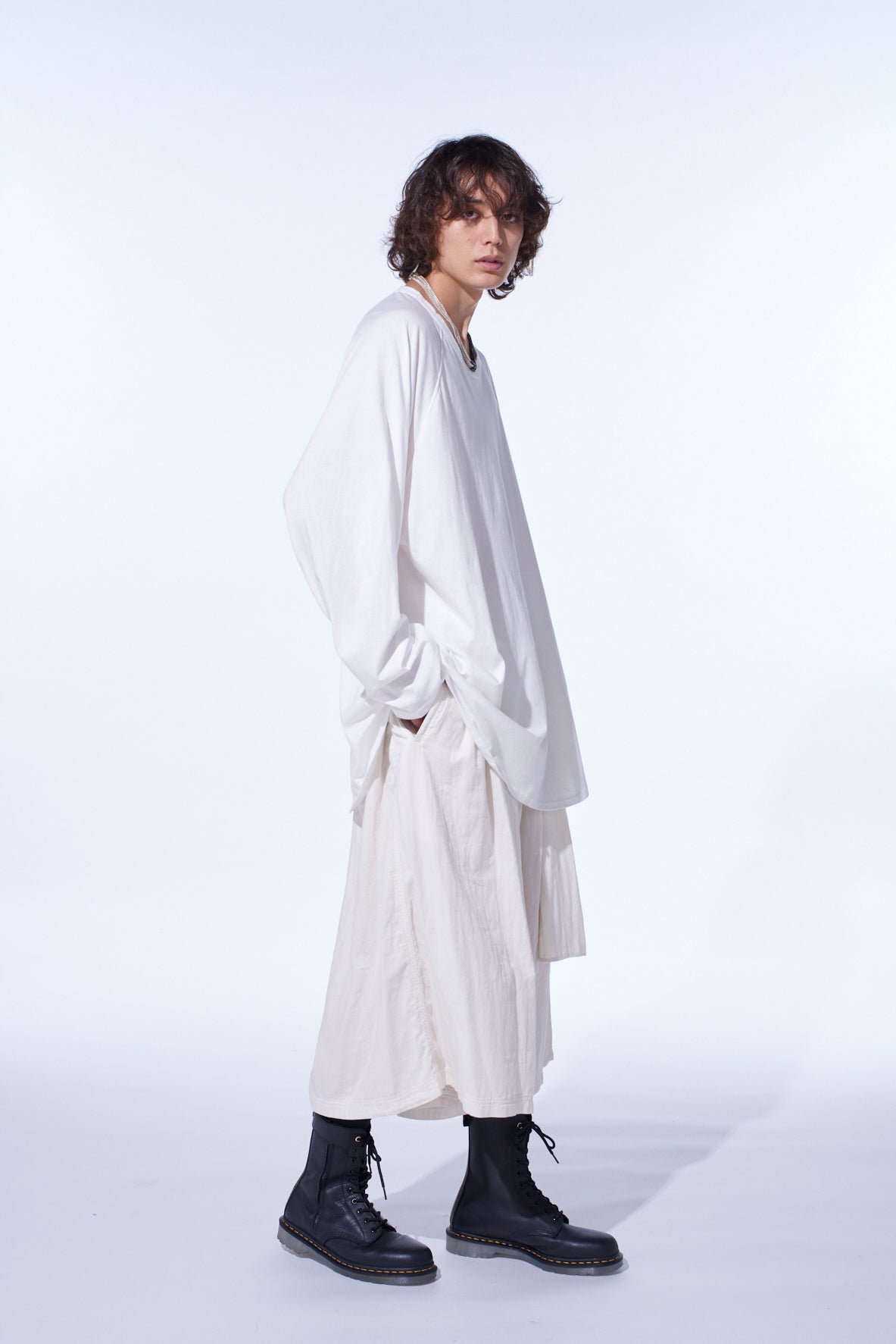 Double Gauze Culotte Pants
