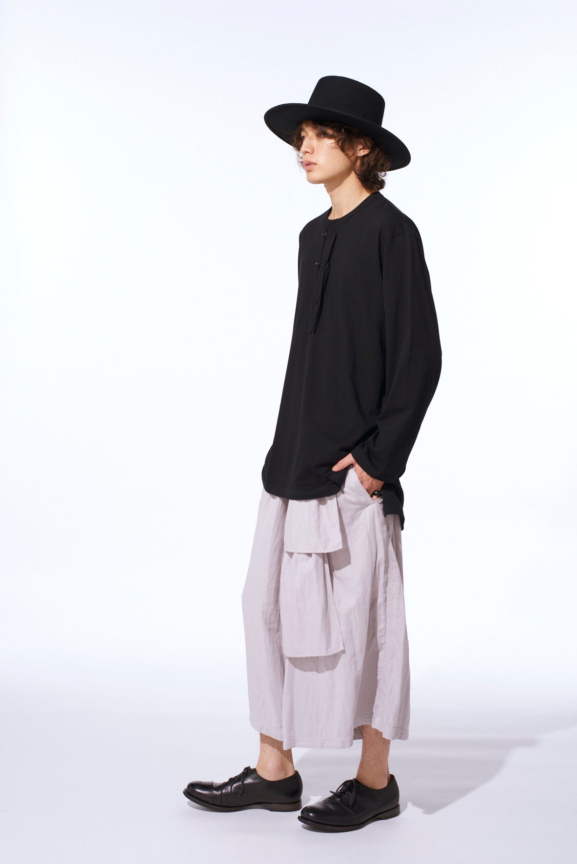 Double Gauze Culotte Pants